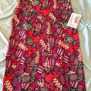 NWT Lularoe Cassie Pull On Candy Skirt S